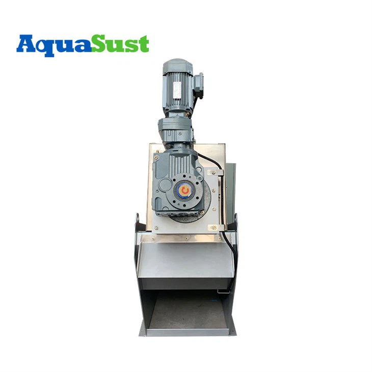 SS304 Screw Press Sludge Dewatering Machine